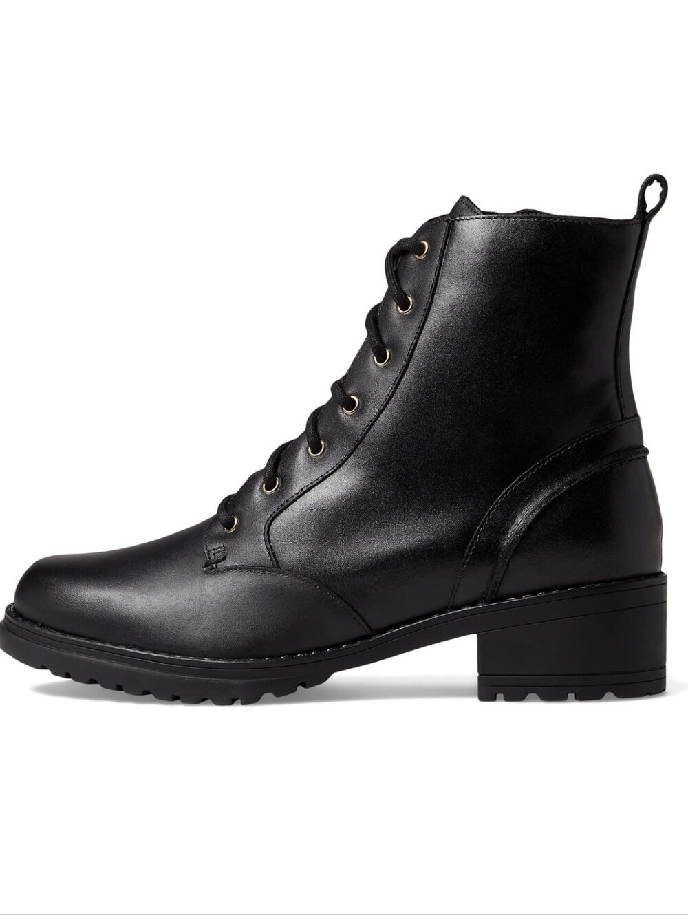 Cole Haan Camea Waterproof Leather Combat Boot 9B For Kitty Rescue!